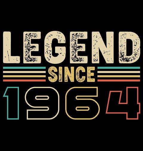Obrázek produktu Pánské tričko Legenda od roku 1964 Legend since 1964