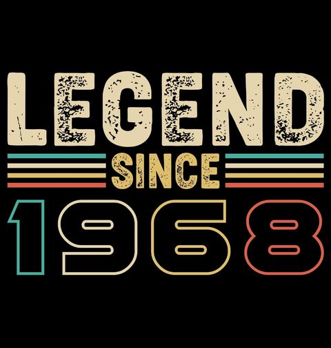 Obrázek produktu Pánské tričko Legenda od roku 1968 Legend since 1968