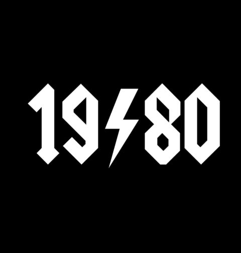 Obrázek produktu Pánská mikina Rockový Ročník 1980 ACDC