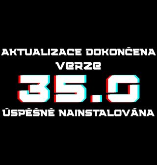 Obrázek 1 produktu Pánské tričko Aktualizace dokončena Verze 35 Úspěšně Nainstalována