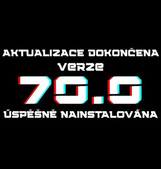 Obrázek 2 produktu Dámské tričko Aktualizace dokončena Verze 70 Úspěšně Nainstalována