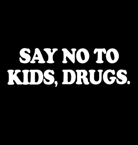 Obrázek produktu Pánské tričko Say no to kids, drugs Řekni ne dětem, drogy