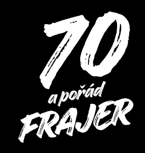 Obrázek produktu Dámské tričko 70 a pořád Frajer