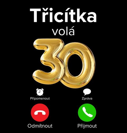 Obrázek produktu Pánské tričko Třicítka volá Phone Call