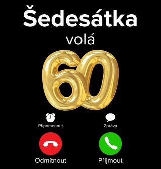 Obrázek 1 produktu Dámské tričko Šedesátka volá Phone Call