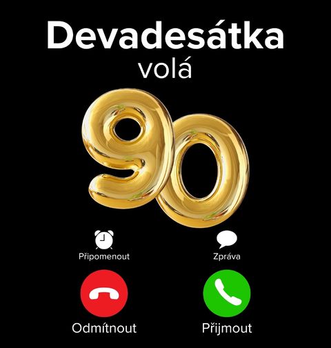 Obrázek produktu Pánská mikina Devadesátka volá Phone Call