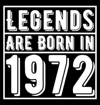 Obrázek 2 produktu Dámské tričko Legendy se rodí 1972 Legends are born in 1972