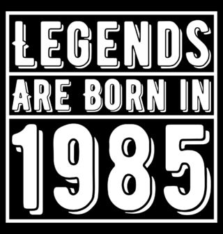 Obrázek 2 produktu Dámské tričko Legendy se rodí 1985 Legends are born in 1985
