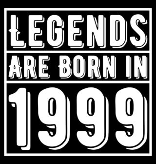 Obrázek 2 produktu Dámské tričko Legendy se rodí 1999 Legends are born in 1999
