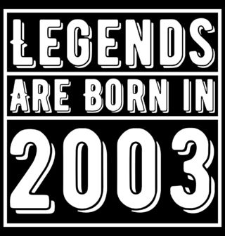 Obrázek 2 produktu Pánská mikina Legendy se rodí 2003 Legends are born in 2003