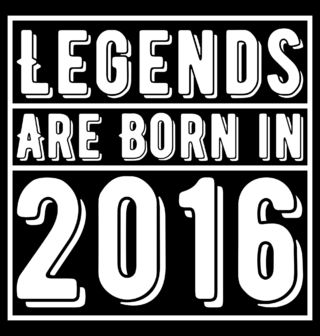 Obrázek 2 produktu Dětské tričko Legendy se rodí 2016 Legends are born in 2016
