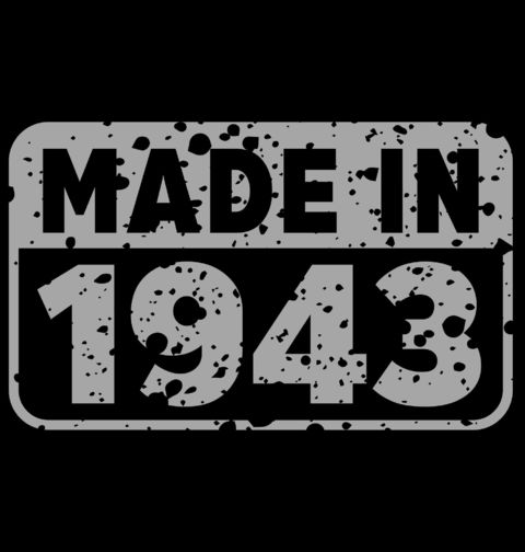 Obrázek produktu Dámské tričko Vyrobeno v Roce 1943