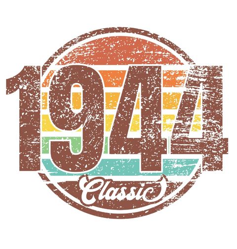 Obrázek produktu Dámské tričko Ročník 1944 Retro Classic