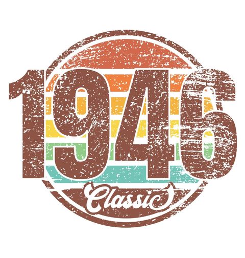 Obrázek produktu Dámské tričko Ročník 1946 Retro Classic