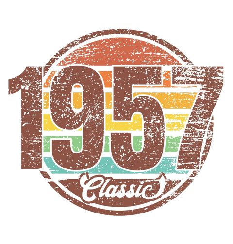 Obrázek produktu Dámské tričko Ročník 1957 Retro Classic