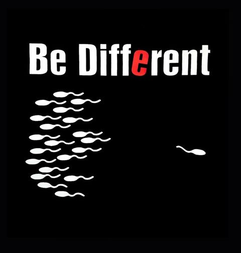 Obrázek produktu Pánské tričko Buď jiný "Be different"