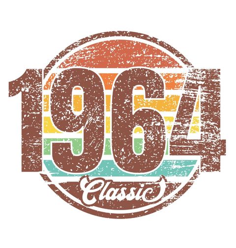 Obrázek produktu Pánské tričko Ročník 1964 Retro Classic