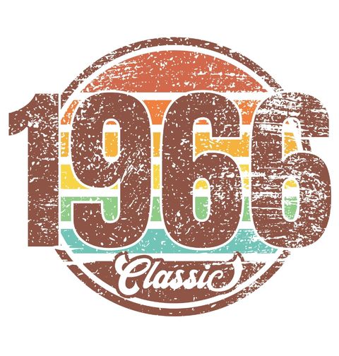Obrázek produktu Dámské tričko Ročník 1966 Retro Classic