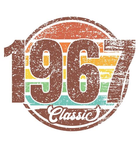 Obrázek produktu Dámské tričko Ročník 1967 Retro Classic
