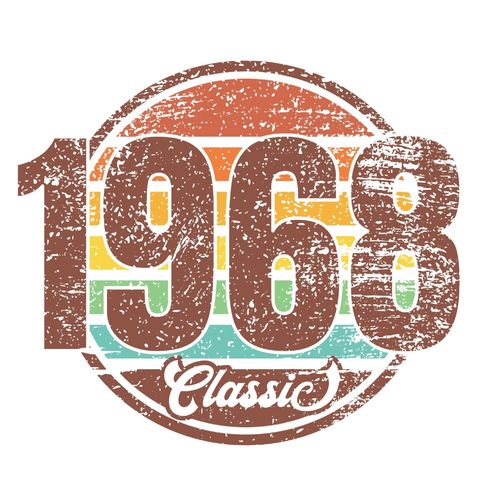 Obrázek produktu Pánské tričko Ročník 1968 Retro Classic