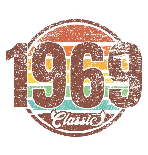 Obrázek produktu Dámské tričko Ročník 1969 Retro Classic