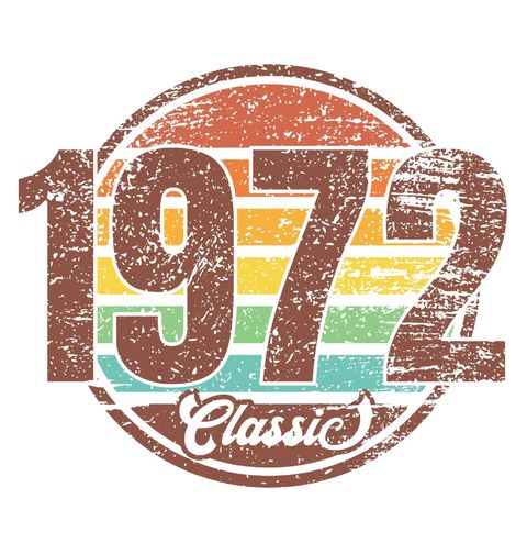 Obrázek produktu Dámské tričko Ročník 1972 Retro Classic