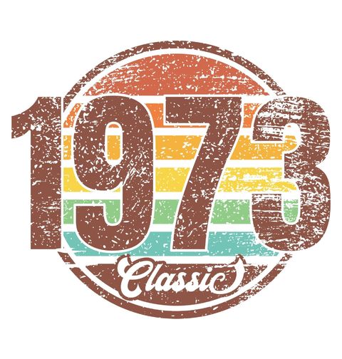 Obrázek produktu Dámské tričko Ročník 1973 Retro Classic