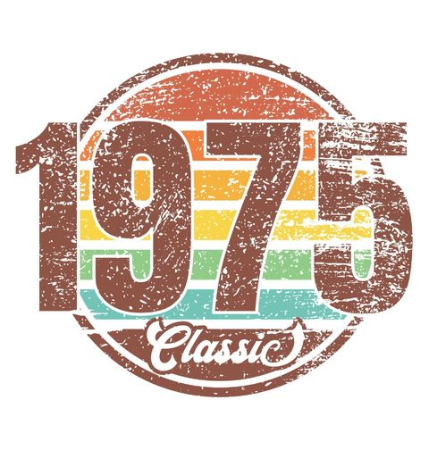 Obrázek produktu Dámské tričko Ročník 1975 Retro Classic