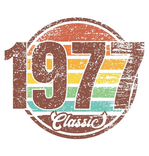 Obrázek produktu Dámské tričko Ročník 1977 Retro Classic