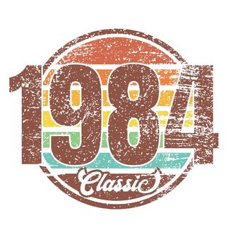 Obrázek 2 produktu Dámské tričko Ročník 1984 Retro Classic