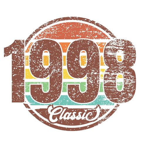 Obrázek produktu Dámské tričko Ročník 1998 Retro Classic