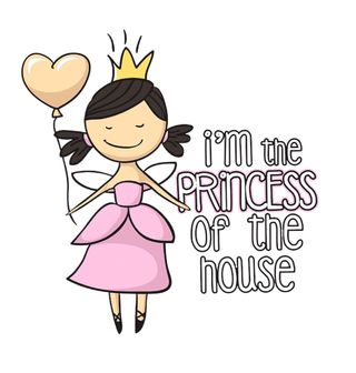 Obrázek 2 produktu Dětské tričko Já jsem princezna domu (Velikost: 12-13)