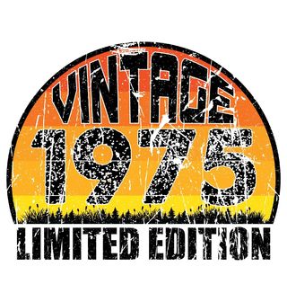 Obrázek 2 produktu Pánské tričko Vintage Ročník 1975 Limited Edition