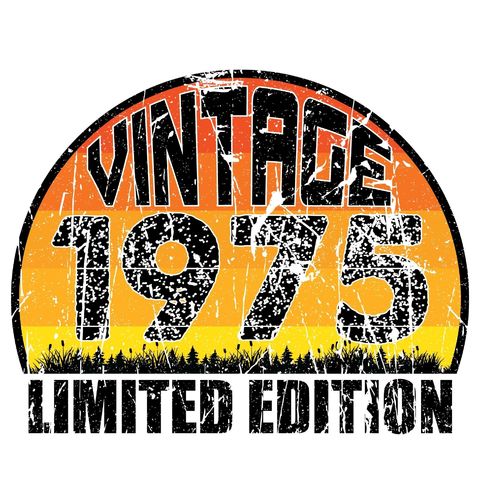 Obrázek produktu Dámské tričko Vintage Ročník 1975 Limited Edition