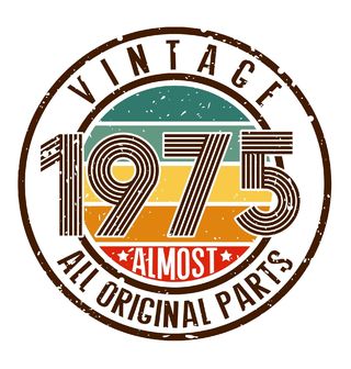 Obrázek 2 produktu Dámské tričko Ročník 1975 Vintage Almost All Original Parts