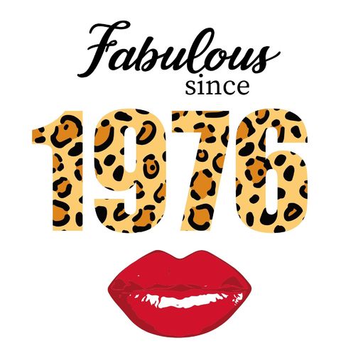 Obrázek produktu Dámské tričko Báječná od roku 1976 Fabulous since 1976