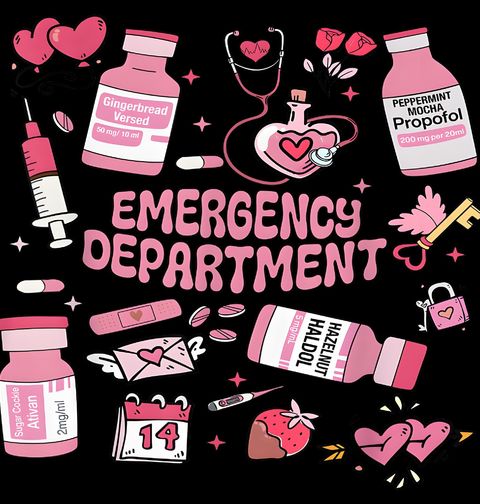 Obrázek produktu Dámské tričko Láskyplná Pohotovost Emergency Department
