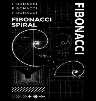 Obrázek 2 produktu Dámské tričko Fibonacciho Posloupnost Fibonacci Spiral
