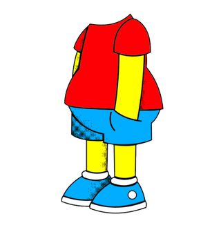 Obrázek 2 produktu Dětské tričko Tělo Bárt Simpson (Velikost: 3-4)