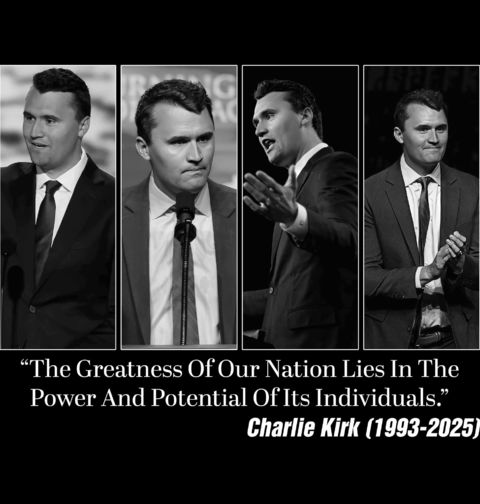 Obrázek produktu Pánské tričko Charlie Kirk Síla Národa