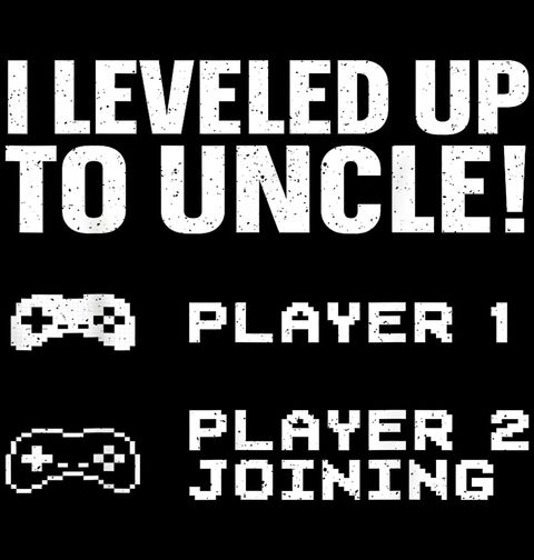 Obrázek produktu Pánské tričko Level Upnul jsem na Strýce! I Leveled Up To Uncle!