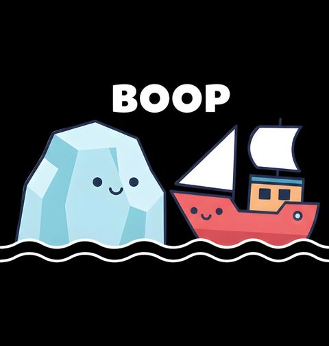 Obrázek produktu Dámské tričko Ťuk Titanic do Ledovce Boop