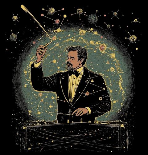 Obrázek produktu Pánská mikina DJ Dirigent ve Vesmíru