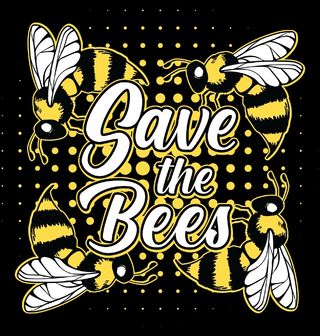 Obrázek 1 produktu Pánské tričko Zachraň Včely Save the Bees