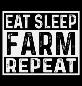 Obrázek 2 produktu Pánské tričko Jez Spi Farmař a Opakuj Eat Sleep Farm Repeat