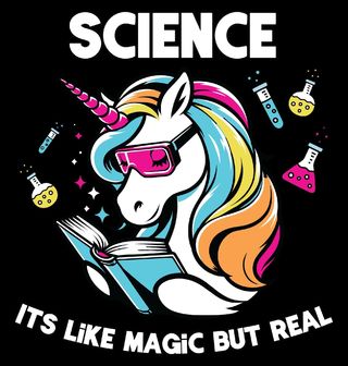 Obrázek 2 produktu Pánské tričko Jednorožec Science It’s Like Magic But Real