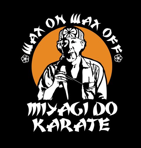 Obrázek produktu Dámské tričko Karate kid Wax on Wax off