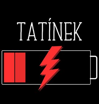 Obrázek 1 produktu Pánská mikina Unavený Tatínek Vybitá baterie