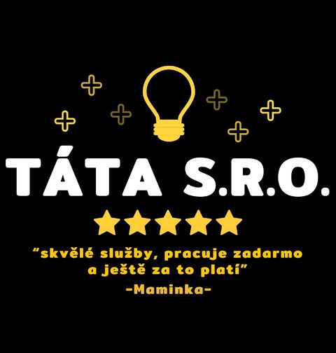 Obrázek produktu Pánské tričko Táta s Pětihvězdičkovým Servisem