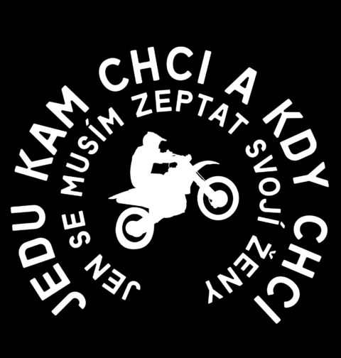 Obrázek produktu Pánská mikina Motorkář Nejdřív se Musím Zeptat Svojí Ženy